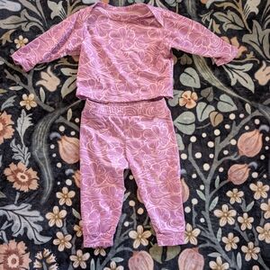 Patagonia Pink Floral Kids Pajama Set